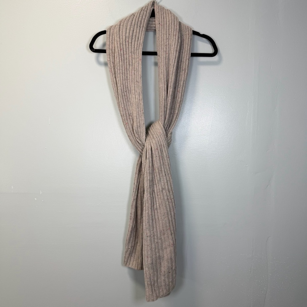 A New Day Target Beige Confetti Ribbed Knit Scarf F16821172
